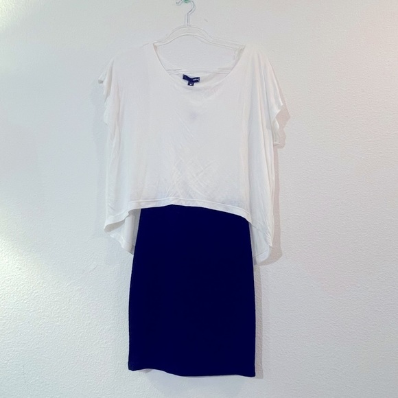 Brand New with tags sz XS Aqua dress twotone bodycon party vacation cocktail nwt - Picture 6 of 15